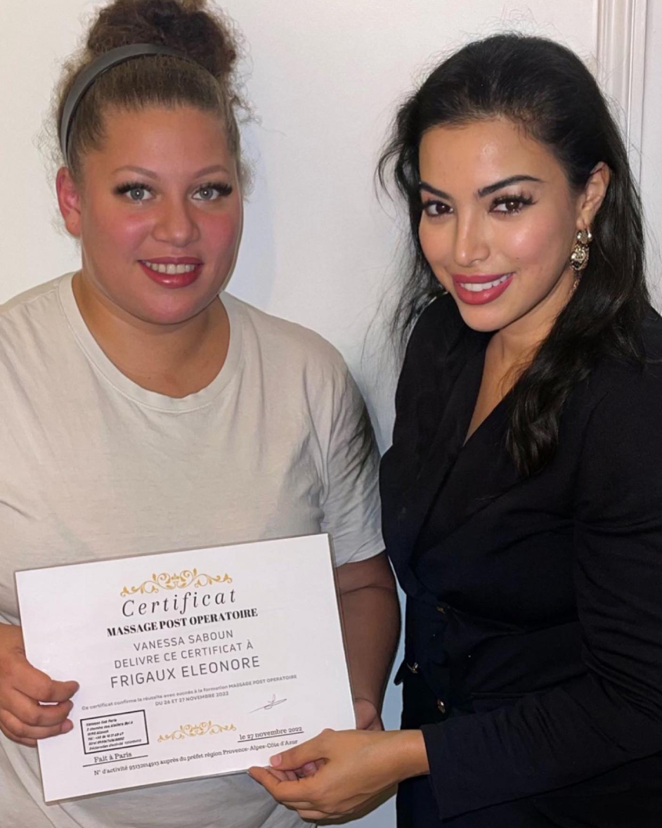 Diplômée en massage post opératoire Frigaux Eleonore