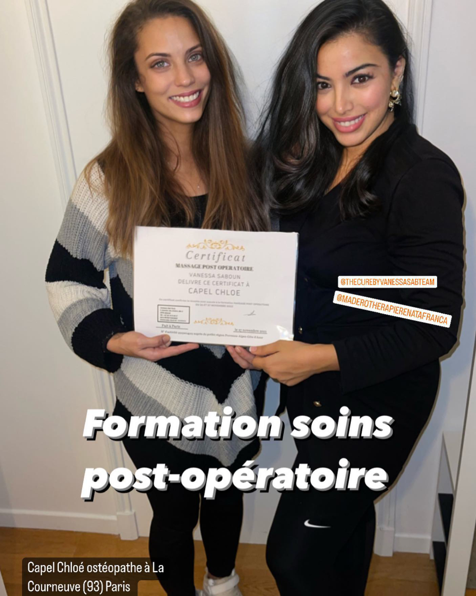 Diplômée en massage post opératoire Capel Chloé
