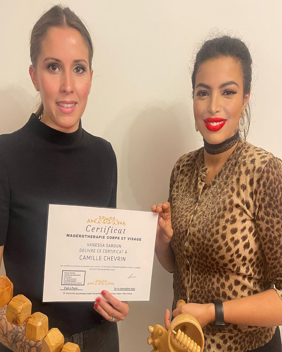Diplômée en madérothérapie corps et visage Camille Chevrin