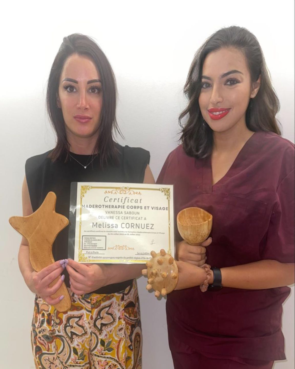 Diplômée en madérothérapie corps et visage Melissa Cornuez
