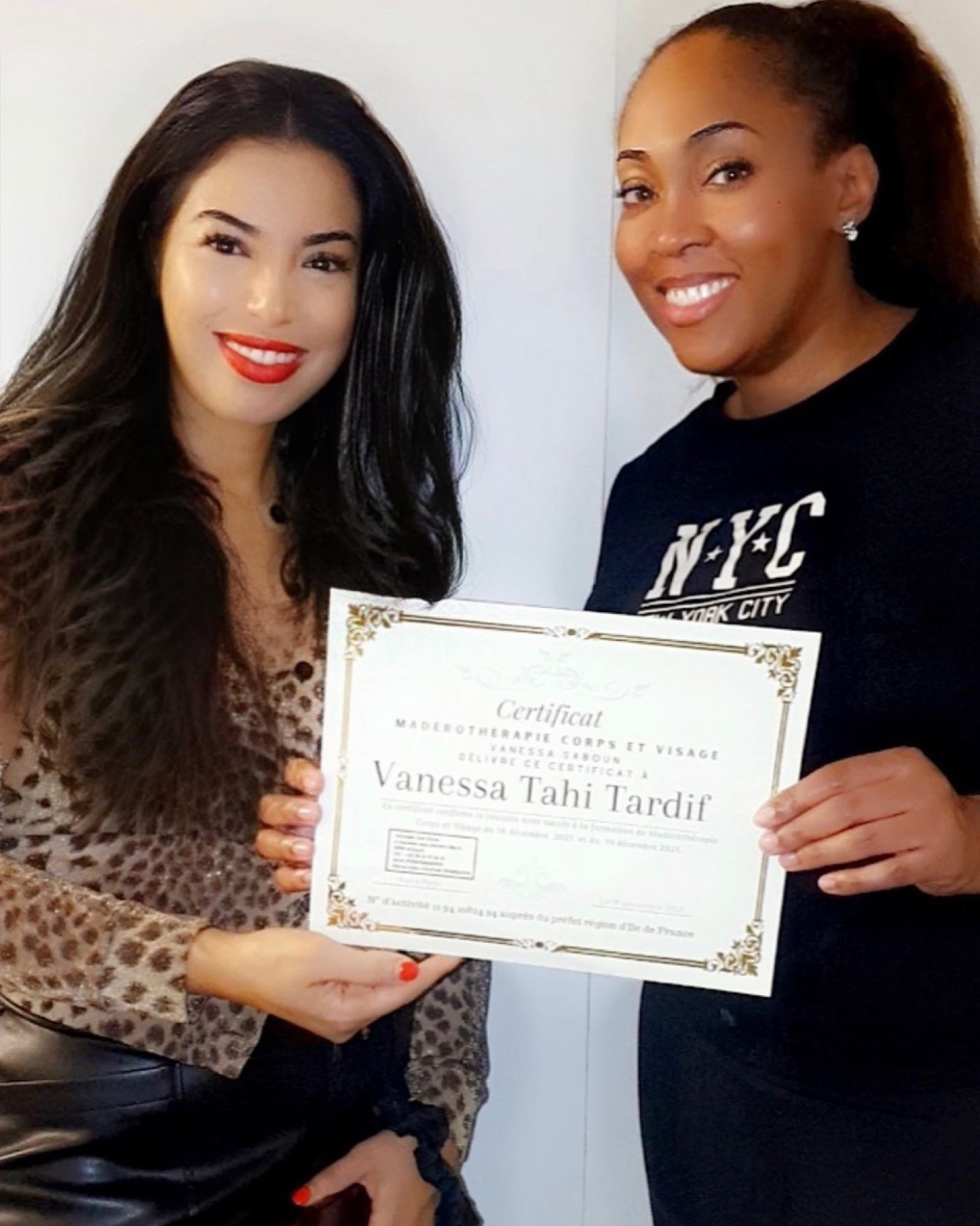 Vanessa Tahi Tardif formée à la madérothérapie corps et visage