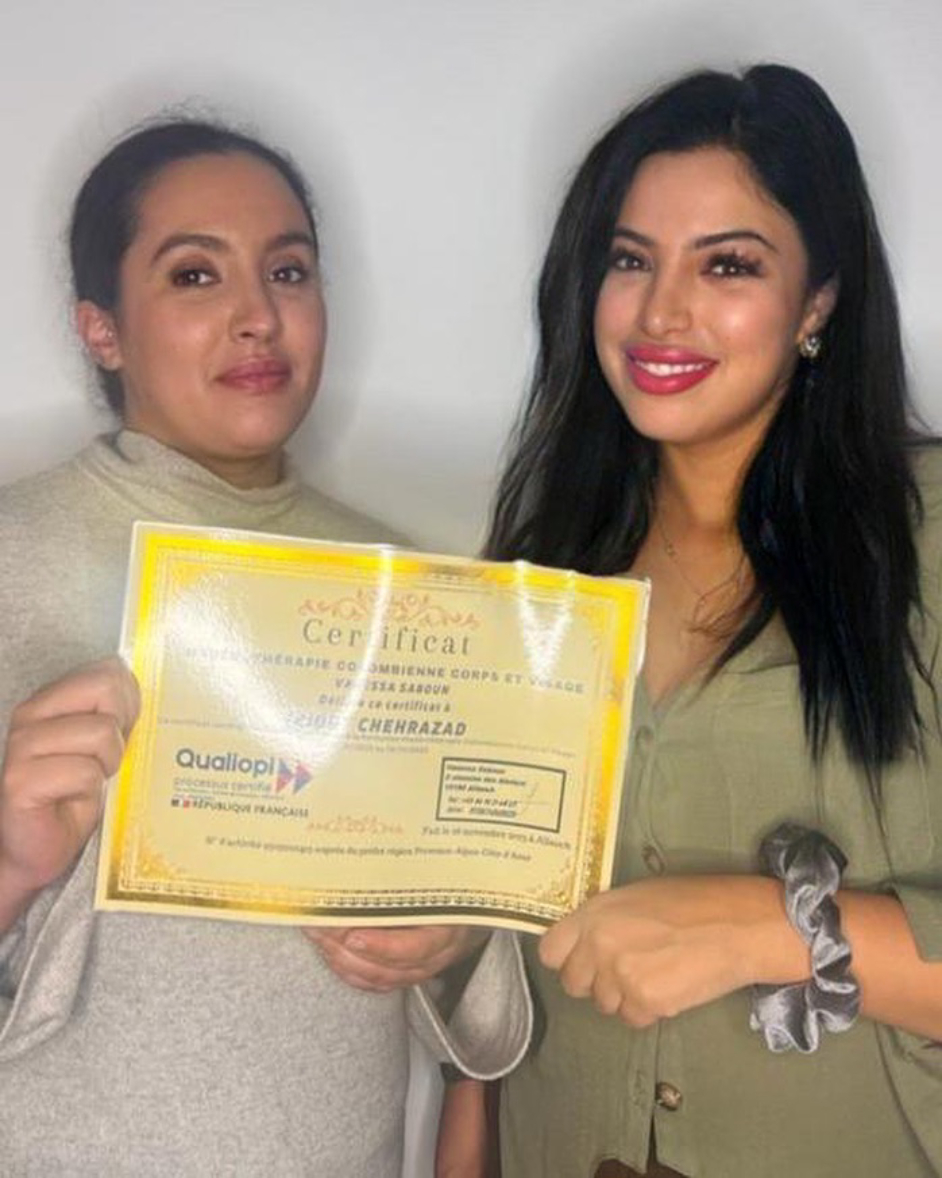 Diplômée en madérothérapie colombienne corps et visage Chenrazad