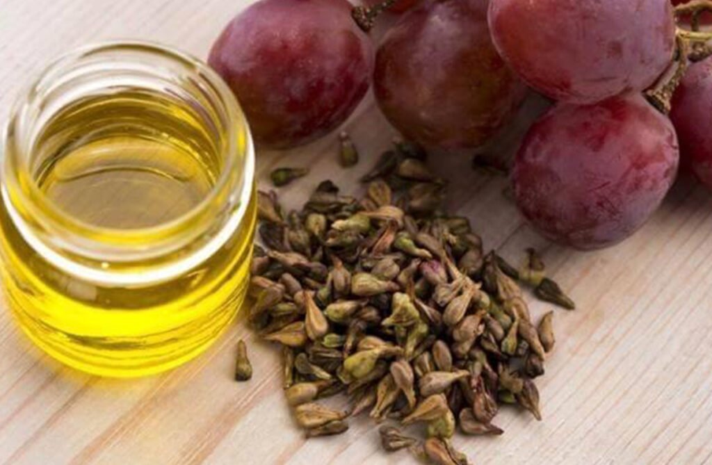 photo d'huile de pépins de raisin